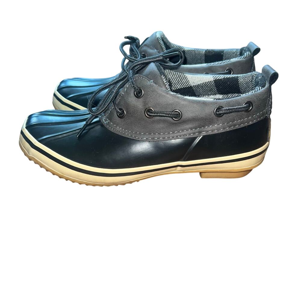 Tamarack Black White Rachel Plaid Winter Shoes Size 9